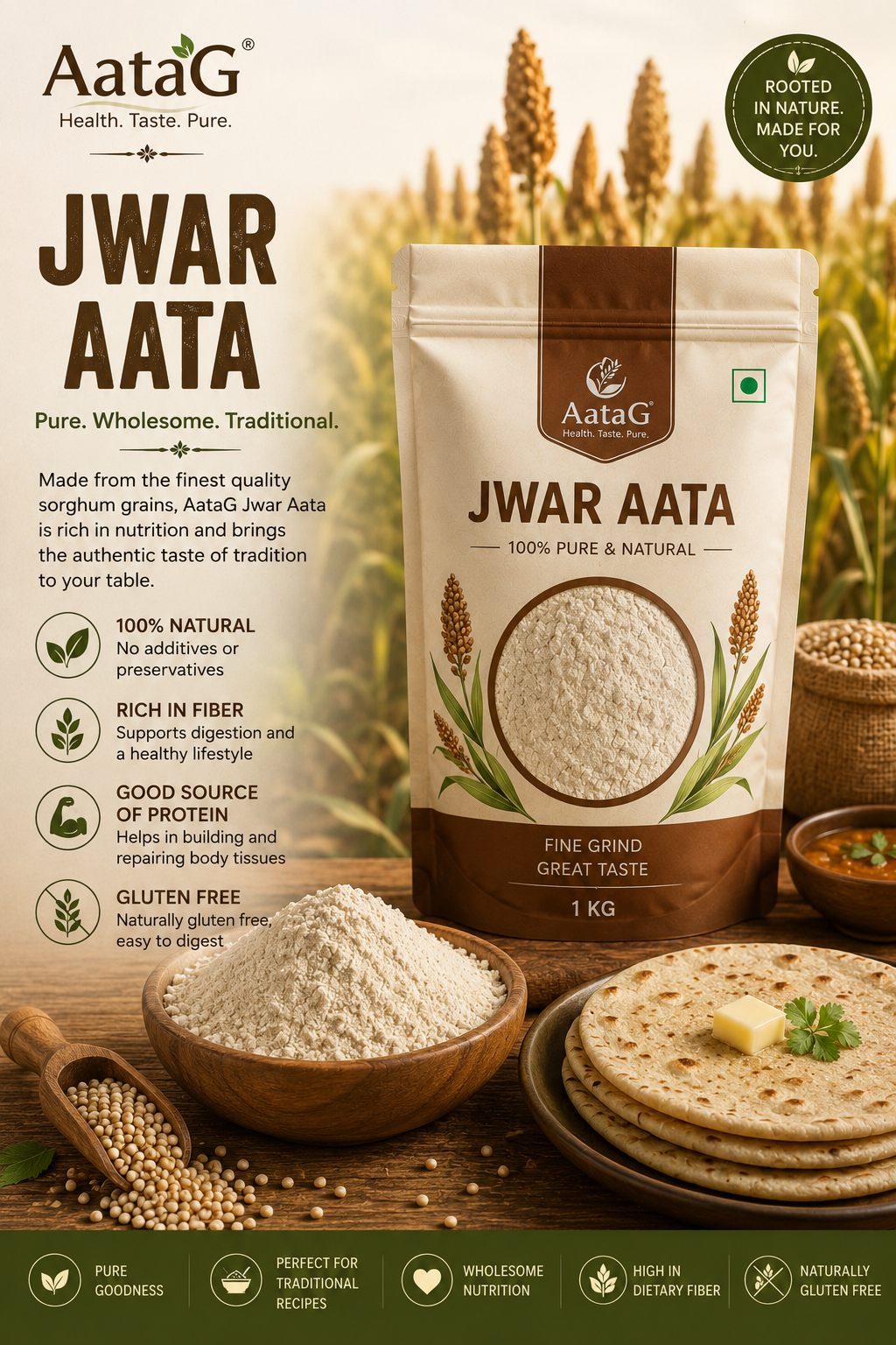 Jwar Aata | Sorghum Flour
