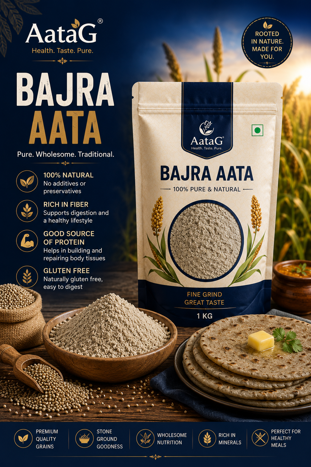Bajra Aaata | Pearl Millet Flour