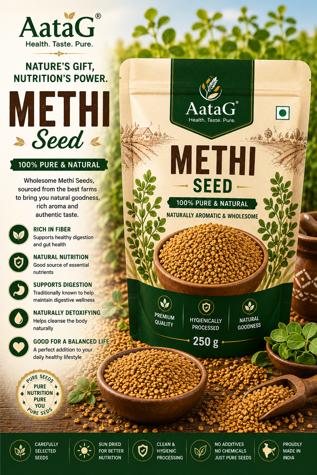 Methi Seed | Fenugreek Seeds