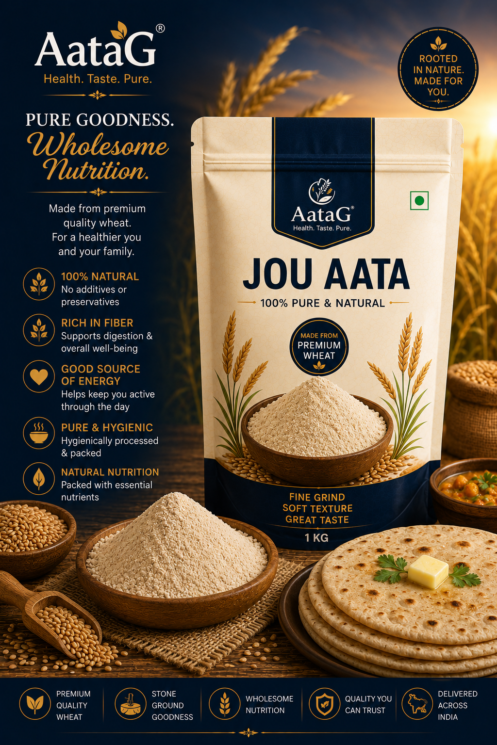 Jou Aata | Barley Flour