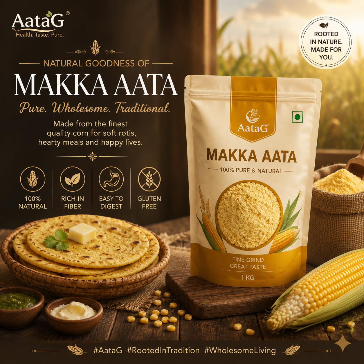 Makka Aata | Maize Flour