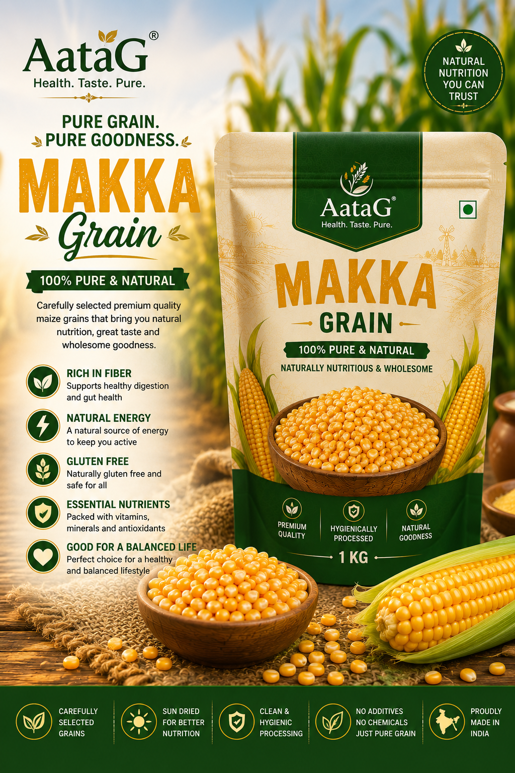 Makka Grain | Maize Corn